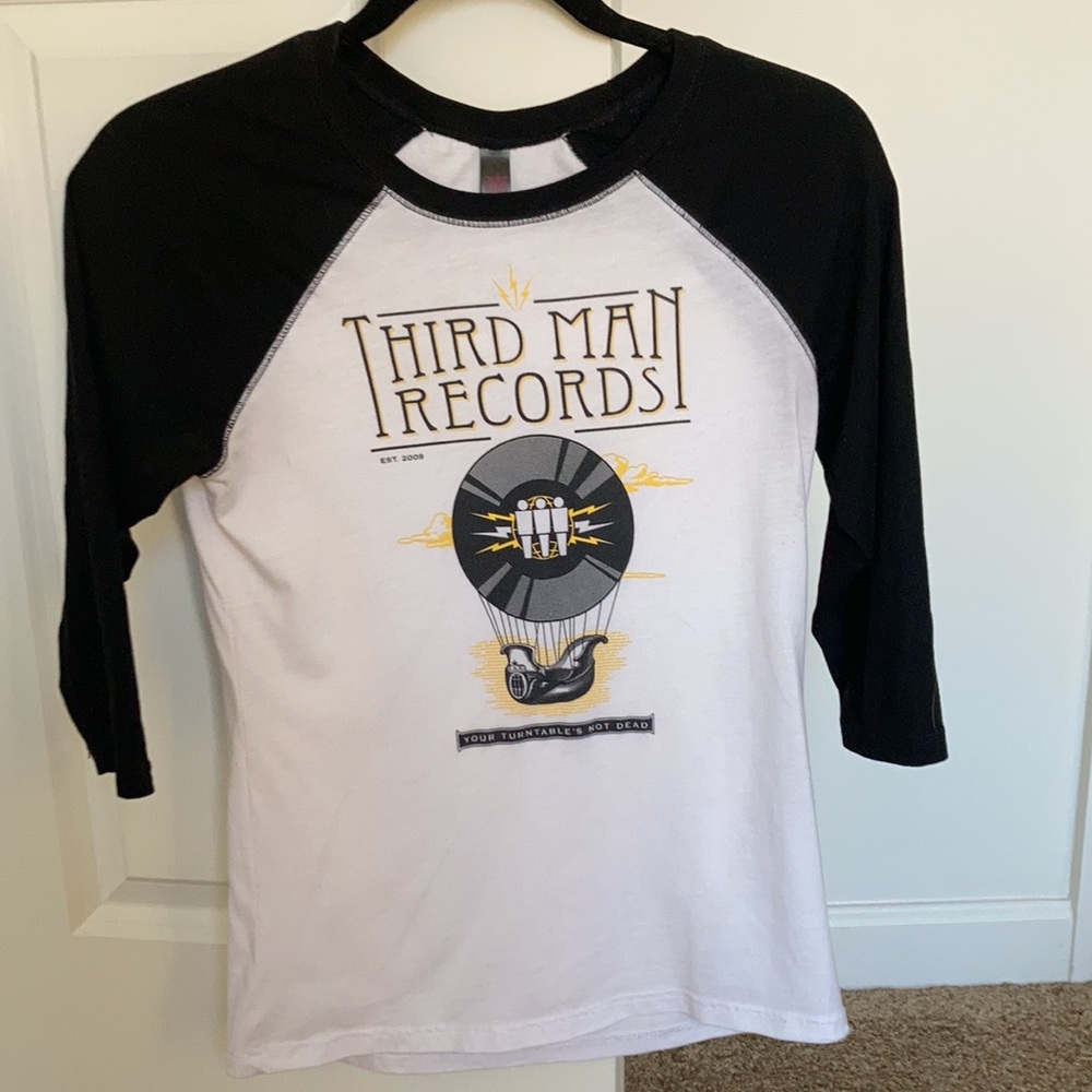 Third man records long sleeved t shirt size S